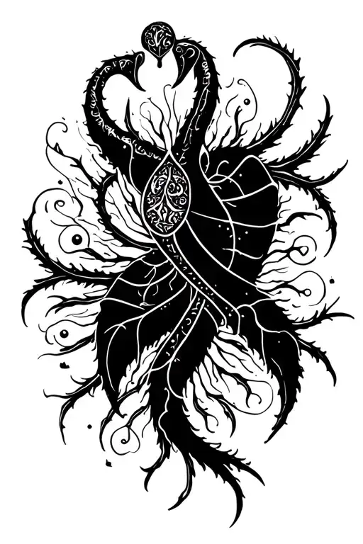 Cancer Zodiac Symbol Incorporated Symbolizing Eternal Love