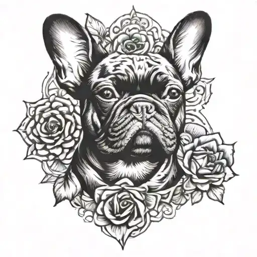 Italian Theme And French Bulldog