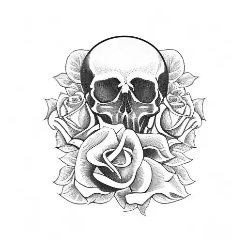 Skull And Roses