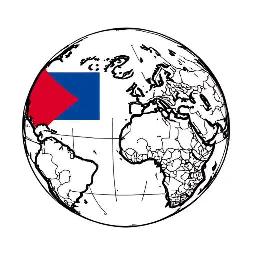 Combine A Haitian Flag With A Globe To Represent Your Love For Traveling And Your Country