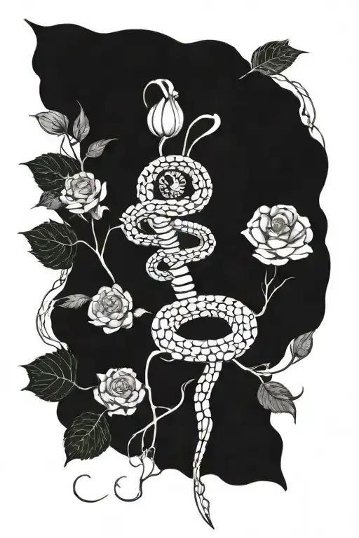 We Need To Make A Snake Skeleton That Will Wrap Around Flower Buds
