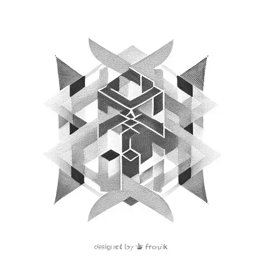 Geometric Design Incorporating Birth Dates Of Family Members