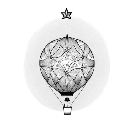 Hot Air Baloon Sand Seller Star