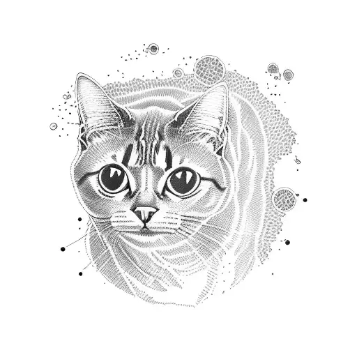 A Cat Playing With Microbiology Equipment Like Test Tubes And Petri Dishes