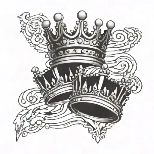 2 Kings Crowns Made By Water