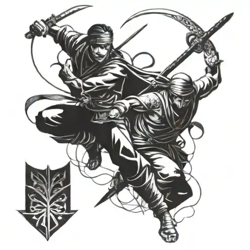 Samarai And Ninja Warrior