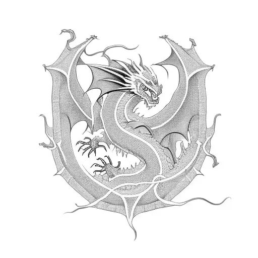 Dragon Envolving A Japanese House