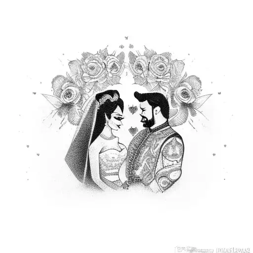 Mexican Wedding Bride & Groom