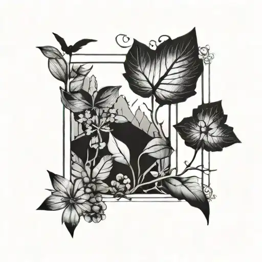 Nature In A Rectangular Frame