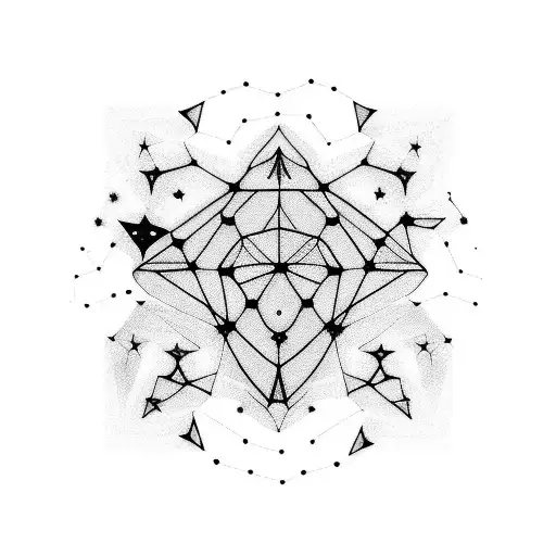 A Constellation Of Stars Forming The Shape Of Different Animals