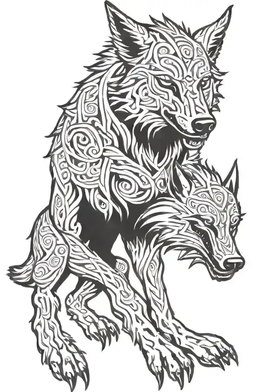 Fenrir Viking Norse Wolf