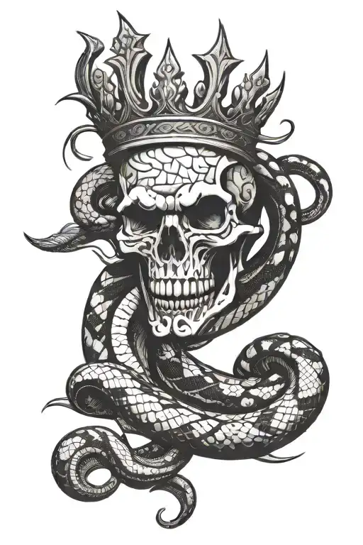 Ballpython Slithering With Jesus's Thorn Crown On Its Head