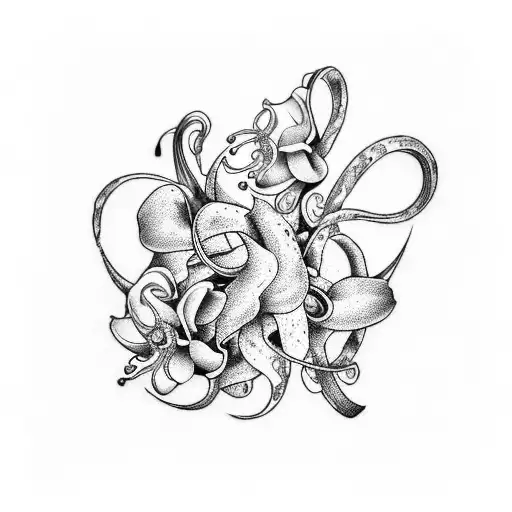 Combine The Infinity Symbol And Lily Of The Valley Flowers In A Unique Way