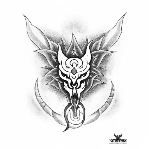 Nightshade With Trishul With Snake