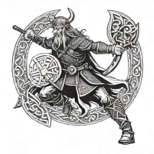 Samuray Viking Warrior