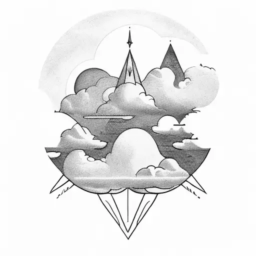 Bible Verse With Clouds And Angles