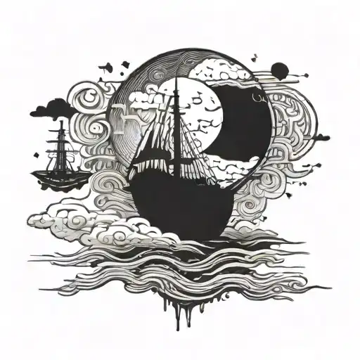 Freight Moonlight Background