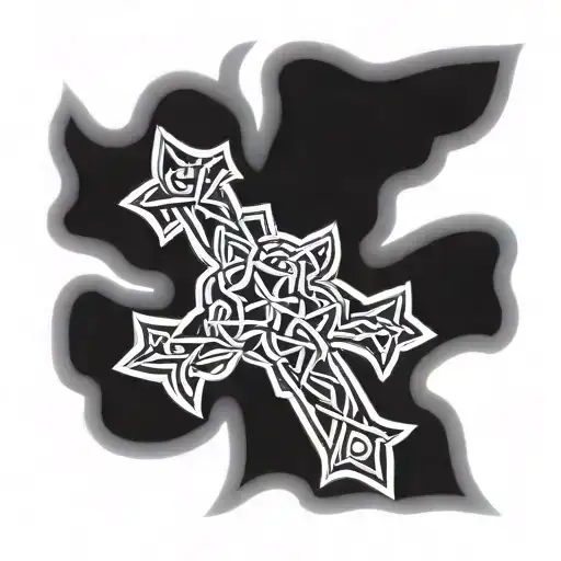 Celtic Cross Intertwined