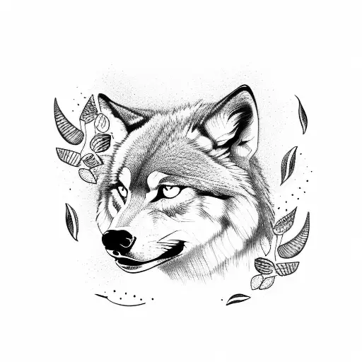 Hop Cone With Leaves That Resemble Wolf Paw