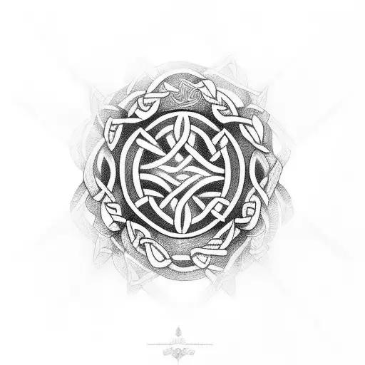 Tattoo On The Chest Male Celtic Patterns