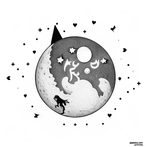 To The Moon And Back I Love U