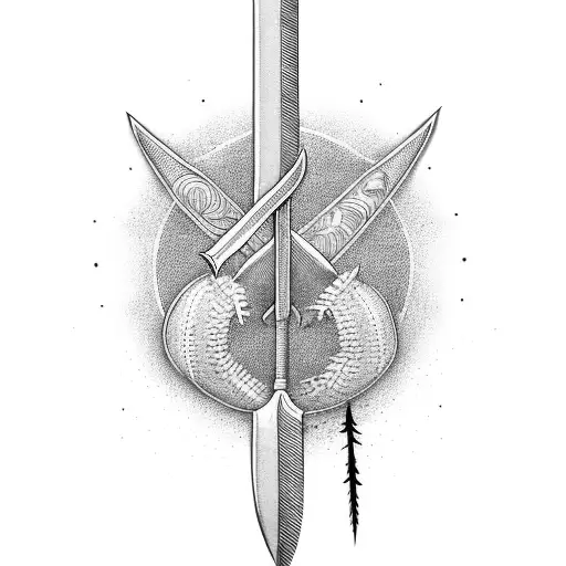 Baseball Bat Turned Into Sword With Modivation