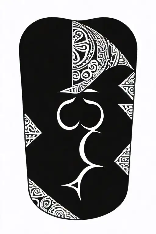 Polynesian Tattoo Symetrical