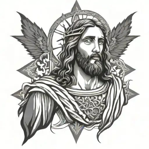 Design Tattoos Of Jesus Christ