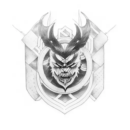 Combine Elements Of Video Games And Norse Mythology In A Tattoo Design