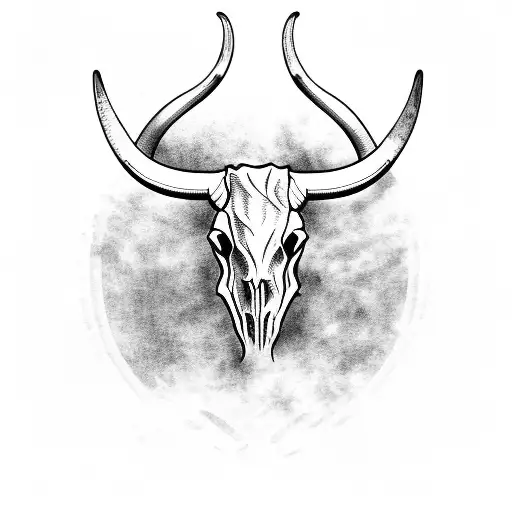 Longhorn Bull Skull