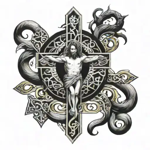 The Serpent Cross And Jesus
