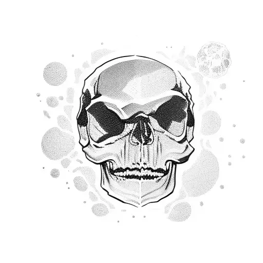 Skull Cosmonaut Gamer