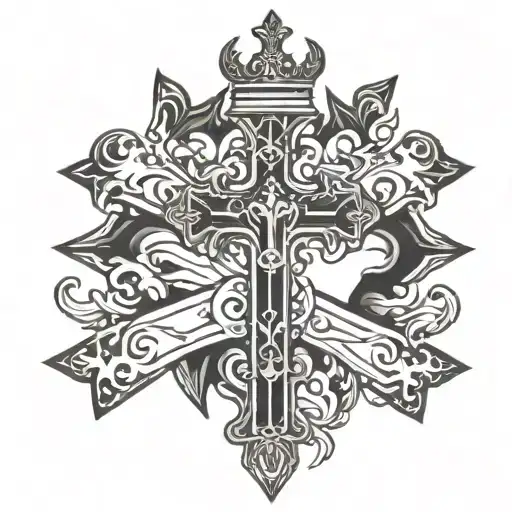 Cross With Crown