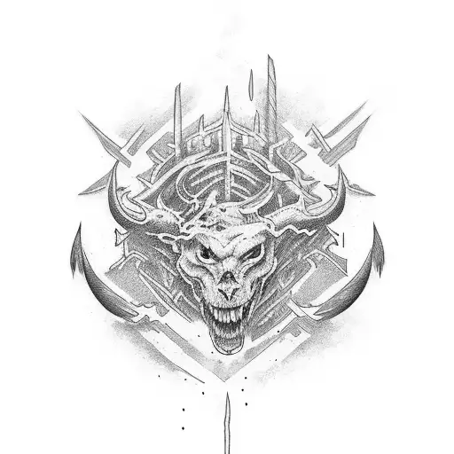 Blackout Sleeve Tattoo With White Ink