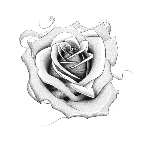 Rose Caligraphy