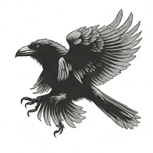 Crow Flying