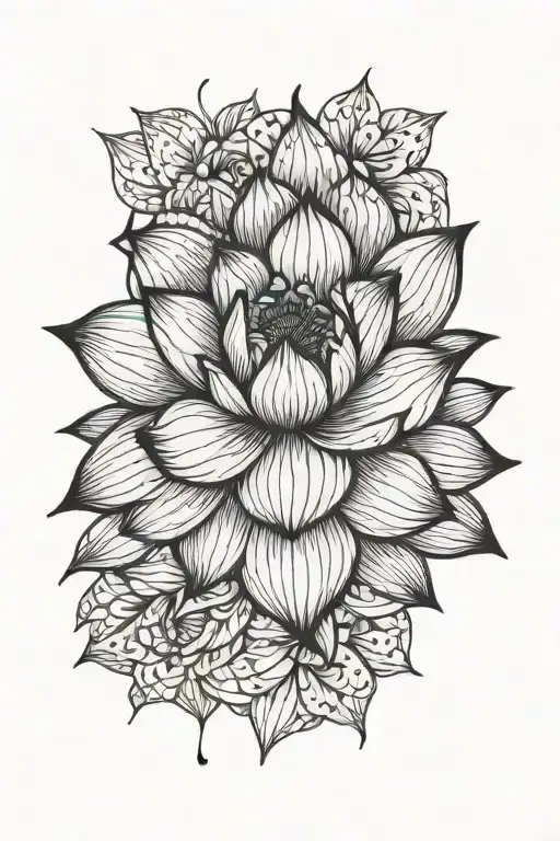 Black Lotus Flower