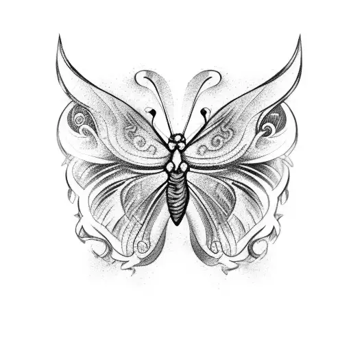 Butterfly With Sword