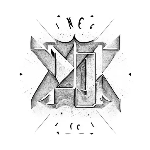 The Name Henryk In Black Block Letters And Shadow Inside The Letters