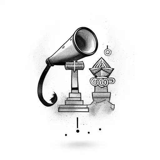 A Megaphone With The Word 'Champions' Written In Elegant Script