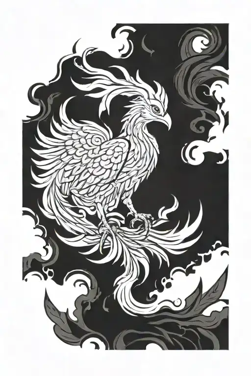 Phoenix Rising From The Ashes