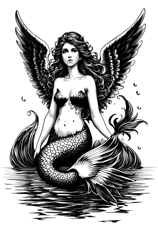 Winged Mermaid