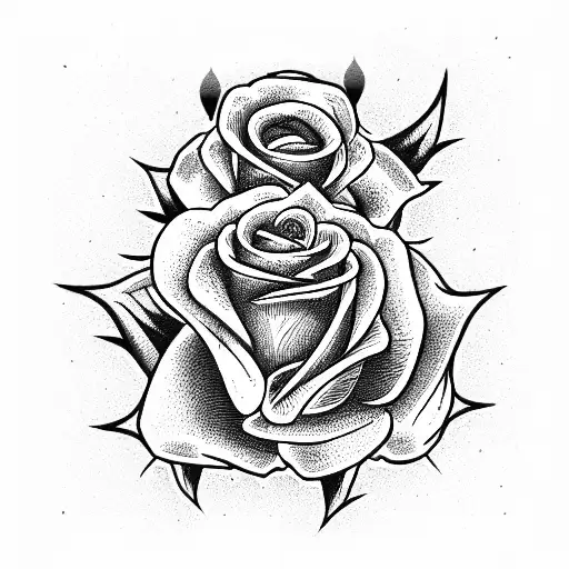 Skull And Roses