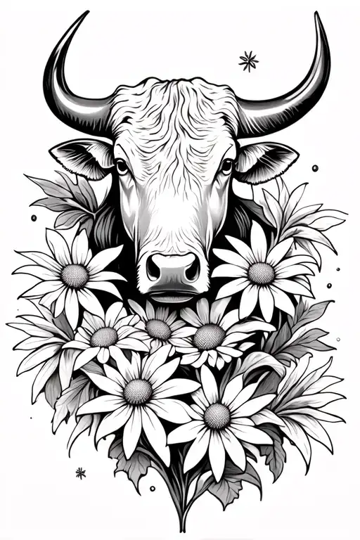 Bull And Edelweiss Flower Slow Is Smooth Smooth Is Fast