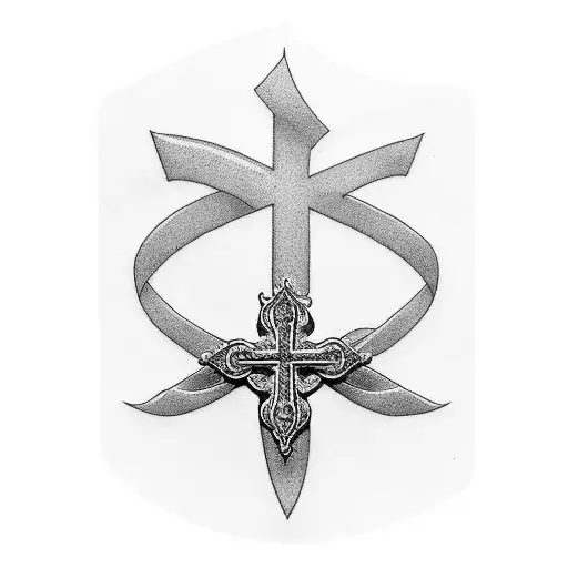 Cross With Cardinal On Top