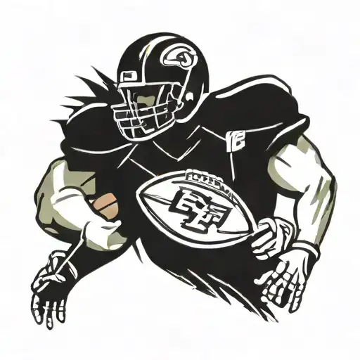 Zipline Nfl Football Keyhole Design