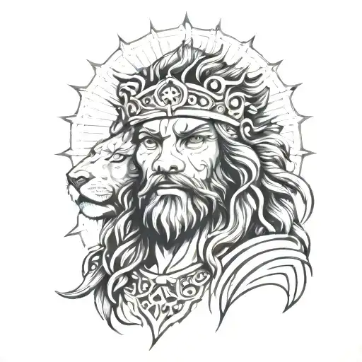 Jesus Lion Warrior