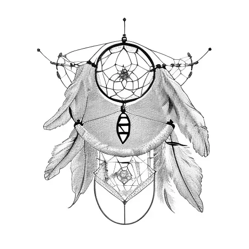 Dreamcatcher With Woman In Bondage
