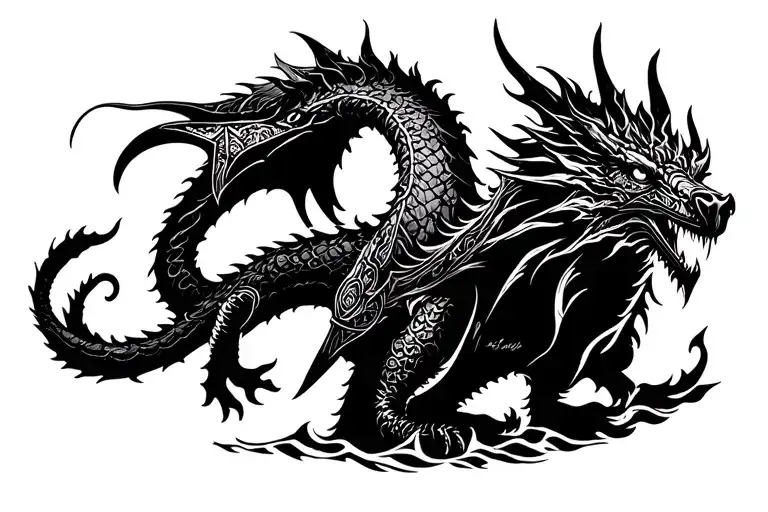 Viking Dragon Sea Atmosphere