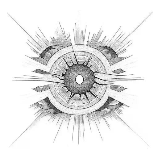 A Combination Of Sunrise And Sunset Using One Sun In The Middle